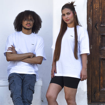 HAKE - camiseta blanca over sized