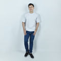 enpattas - camiseta blanca regular fit sin estampar